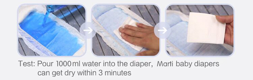 Disposable diaper MARTI